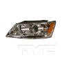 TYC Products 20-9012-00-9 CAPA Certified Headlight Assembly