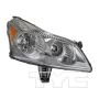 TYC Products 20-9063-00-9 CAPA Certified Headlight Assembly