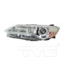 TYC Products 20-9610-00-9 Headlight Assem