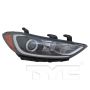 TYC Products 20-9807-90-9 CAPA Certified Headlight Assembly