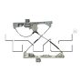 TYC Products 660353 Power Window Motor and Regulator Assembly