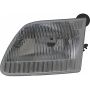 CAPA LH HDLMP W/O BRKT F150/250 LD P/U W/O HERITAGE/LTING/HARLEY DAVIDSON 07/97 TO 03;EXPDTION 97-02