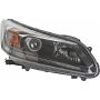 CAPA RH HEADLAMP ASSY COMPOSITE EX/EX-L/LX/SPORT; 2.4L; SEDAN; HALOGEN ACCORD 13-15