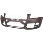 CAPA FRT BUMPER COVER W/O S-LINE PKG; W/HEADLAMP WASHER; W/PARKING AID; PRIME AUDI