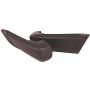 LH RR BUMPER END CAP W/ COUNTRY PKG BLK SMOOTH CHEROKEE 97-01