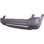 CAPA FRT BUMPER COVER W/O TOW HOOKS; TEXTURED GRAY JEEP LIBERTY 05-07