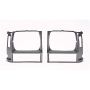 LH HEADLAMP DOOR GRY/BLK CHEROKEE/WAGONEER 84-90; COMANCHE P/U 86-90