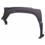 LH FRONT FENDER ASSY INCLUDES APRON JEEP LIBERTY 2002-2004