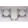 RH HEADLAMP DOOR CHR/ARG W/ SINGLE ROUND HEADLAMP CHEVY/ P/U/BLAZER/JIMMY/SUBURB AN 73-78