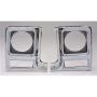 RH HEADLAMP DOOR CHR/ARG W/ SINGLE ROUND HEADLAMP CHEVY/ P/U/BLAZER/JIMMY/SUBURB AN 79-80