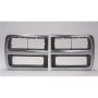 RH HEADLAMP DOOR CHR/DK ARG W/ DUAL RECT HEADLAMP CHEVY VAN 92-96