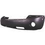 FRONT BUMPER COVER (P) SMOOTH W/ MLDG HOLES & FOG LAMP HOLES DAKOTA 05-07