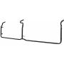 GRILLE MNTG BRKT BLK OLD STYLE DODGE P/U R1500 94-01; R2500/3500 94-02 (REP LACES EARLY VERSION)