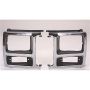 LH HEADLAMP DOOR CHR/BLK FORD P/U/BRONCO 80-86