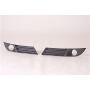 RH FRONT BUMPER OUTER GRILLE MAT BLK W/ FOG LAMPS AURA XR 07-10