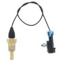 MotoRad 1TS1220 Temperature Sender With Gauge and Harness