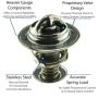MotoRad 5214-180 UltraStat Thermostat-180 Degrees