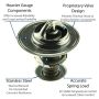MotoRad 5242-180 UltraStat Thermostat-180 Degrees