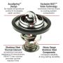 MotoRad 5267-195 UltraStat Thermostat-195 Degrees w/ Seal