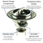 MotoRad 5268-170 UltraStat Thermostat-170 Degrees
