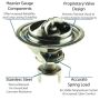 MotoRad 5268-170 UltraStat Thermostat-170 Degrees