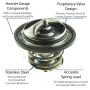 MotoRad 5461-180 UltraStat Thermostat-180 Degrees w/ Seal