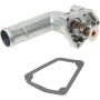 MotoRad 662-180 Integrated Housing Thermostat-180 Degrees w/ Gasket