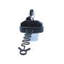 MotoRad MGC7854T Locking Tethered Fuel Tank Cap