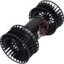 Universal Air Conditioning BM 00183C HVAC Blower Motor -- Double Shaft Blower Motor W/ Wheel