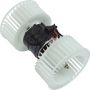 Universal Air Conditioning BM 4122C HVAC Blower Motor -- Double Shaft Blower Motor W/ Wheel