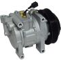 Universal Air Conditioning CO 10387C A/C Compressor -- UAC DKV14G Compressor Assembly
