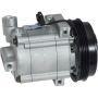 Universal Air Conditioning CO 10791C A/C Compressor -- UAC DKV14G Compressor Assembly