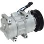 Universal Air Conditioning CO 20765C A/C Compressor -- UAC DVE12 Compressor Assembly
