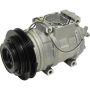 Universal Air Conditioning CO 22012C A/C Compressor -- UAC 10PA17C Compressor Assembly