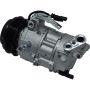 Universal Air Conditioning CO 22302C A/C Compressor -- UAC 6SAS14C Compressor Assembly
