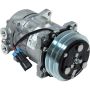 Universal Air Conditioning CO 4041SD A/C Compressor -- Sanden SD7H15 Compressor Assembly