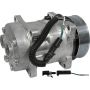 Universal Air Conditioning CO 4864 A/C Compressor -- Sanden FLX7 Compressor Assembly