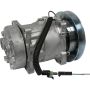 Universal Air Conditioning CO 4868 A/C Compressor -- Sanden FLX7 Compressor Assembly