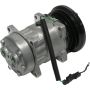 Universal Air Conditioning CO 4877C A/C Compressor -- UAC FLX7 Compressor Assembly