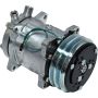 Universal Air Conditioning CO 5355 A/C Compressor -- Sanden SD5L14 Compressor Assembly