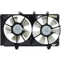 Universal Air Conditioning FA 50037C Dual Radiator and Condenser Fan Assembly -- Radiator-Condenser Fan Assy
