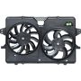 Universal Air Conditioning FA 50073C Dual Radiator and Condenser Fan Assembly -- Radiator-Condenser Fan Assy