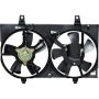 Universal Air Conditioning FA 50143C Dual Radiator and Condenser Fan Assembly -- Radiator-Condenser Fan Assy