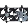 Universal Air Conditioning FA 50146C Dual Radiator and Condenser Fan Assembly -- Radiator-Condenser Fan Assy
