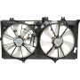 Universal Air Conditioning FA 50167C Dual Radiator and Condenser Fan Assembly -- Radiator-Condenser Fan Assy