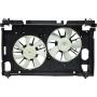 Universal Air Conditioning FA 50173C Dual Radiator and Condenser Fan Assembly -- Radiator-Condenser Fan Assy