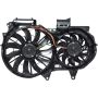 Universal Air Conditioning FA 50182C Dual Radiator and Condenser Fan Assembly -- Radiator-Condenser Fan Assy