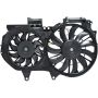 Universal Air Conditioning FA 50182C Dual Radiator and Condenser Fan Assembly -- Radiator-Condenser Fan Assy