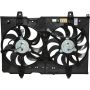 Universal Air Conditioning FA 50239C Dual Radiator and Condenser Fan Assembly -- Radiator-Condenser Fan Assy