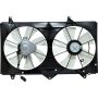 Universal Air Conditioning FA 50256C Dual Radiator and Condenser Fan Assembly -- Radiator-Condenser Fan Assy